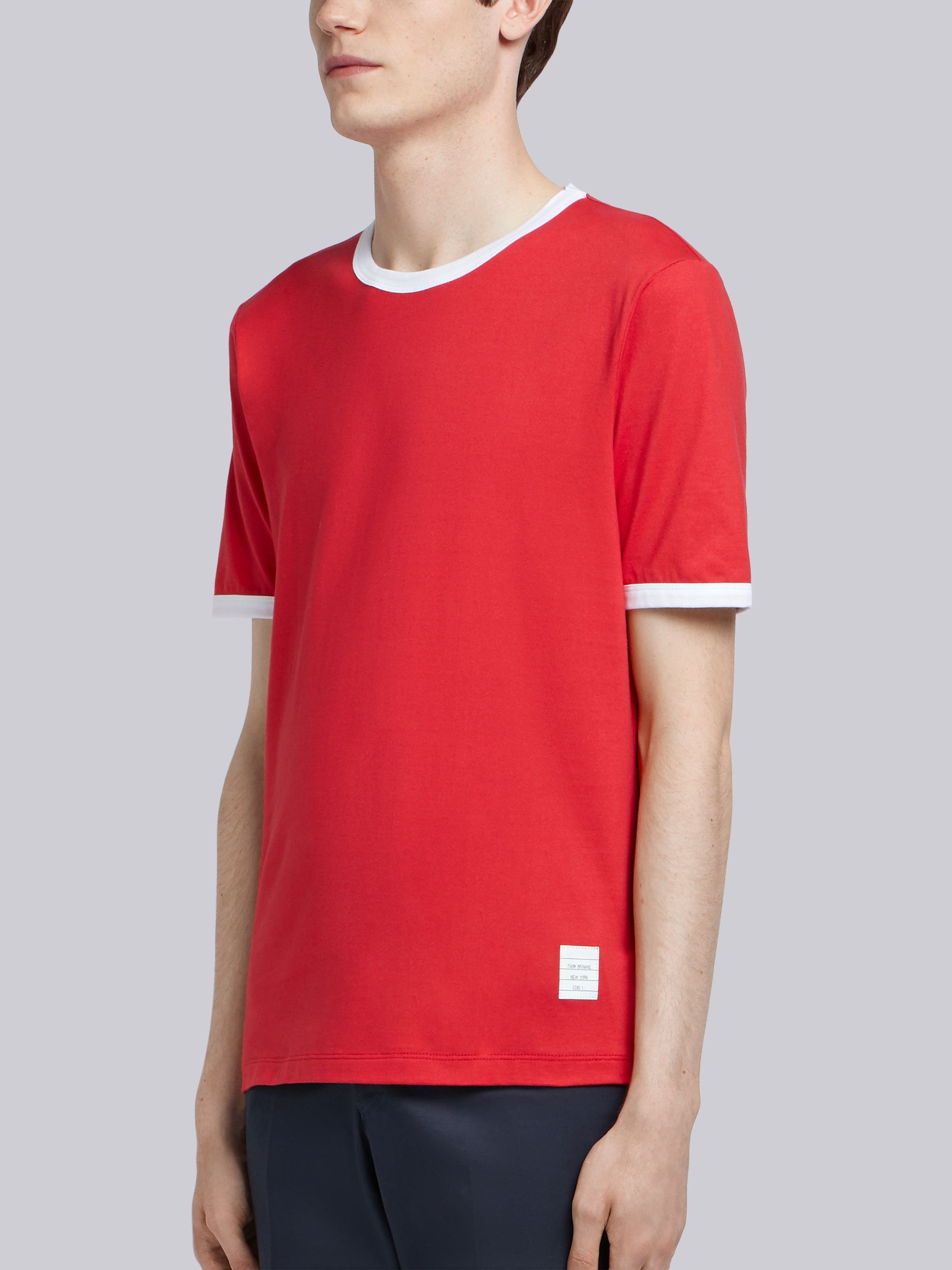 Medium-Weight Jersey Ringer Tee - 2