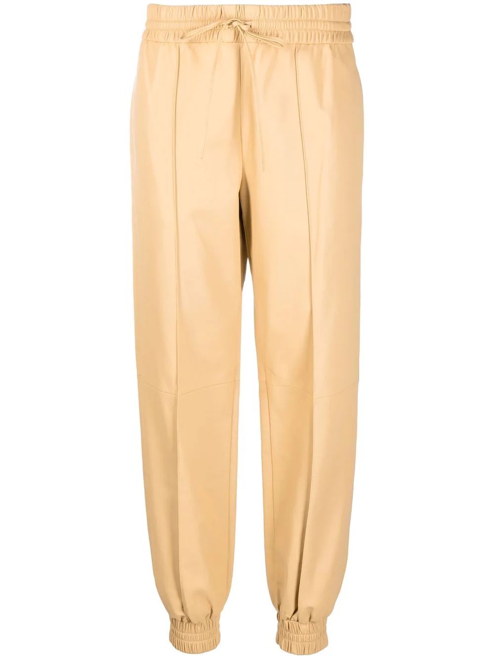 drawstring tapered trousers - 1