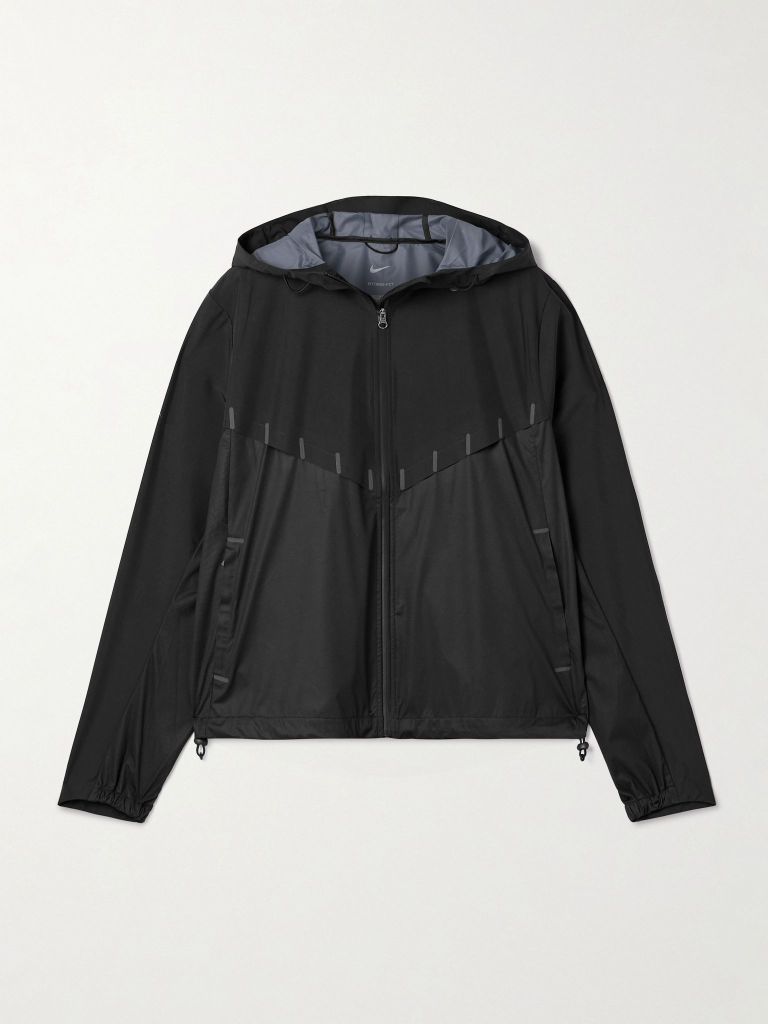 AeroSwift Aerogami hooded Storm-FIT jacket Black - 1