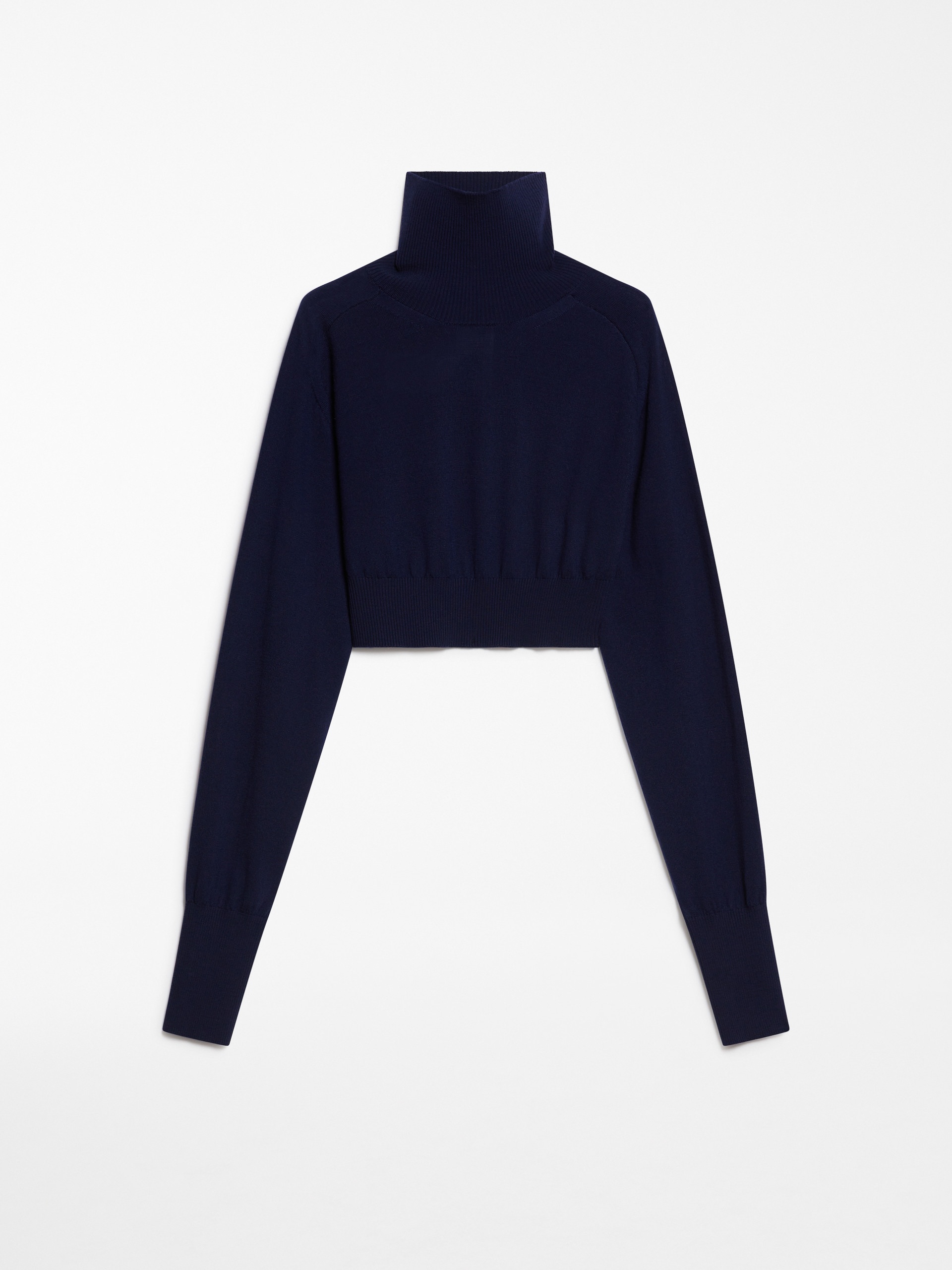 ULULATO Cropped mock polo-neck sweater - 1