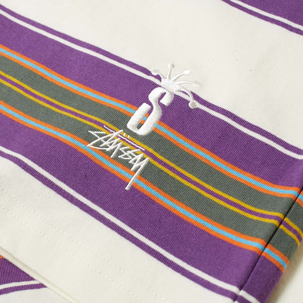 Stussy Multi Stripe Crew Tee - 2