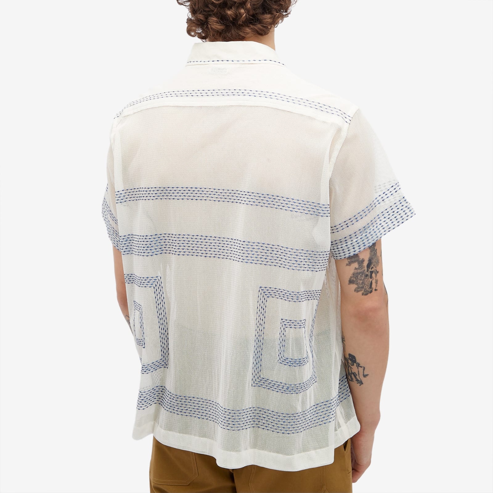 BODE Tile Stitch Vacation Shirt - 3
