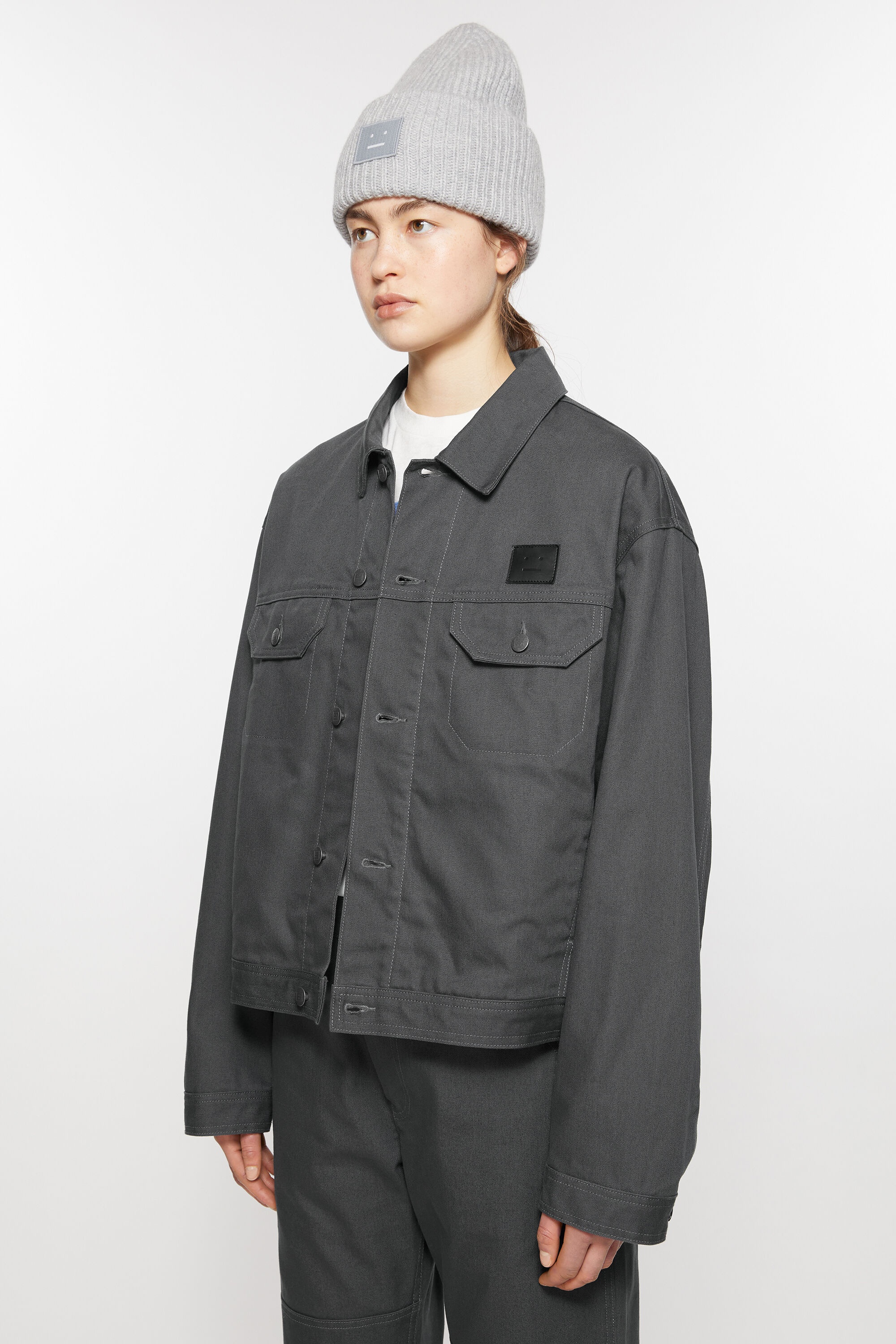 Canvas jacket - Dark grey - 3