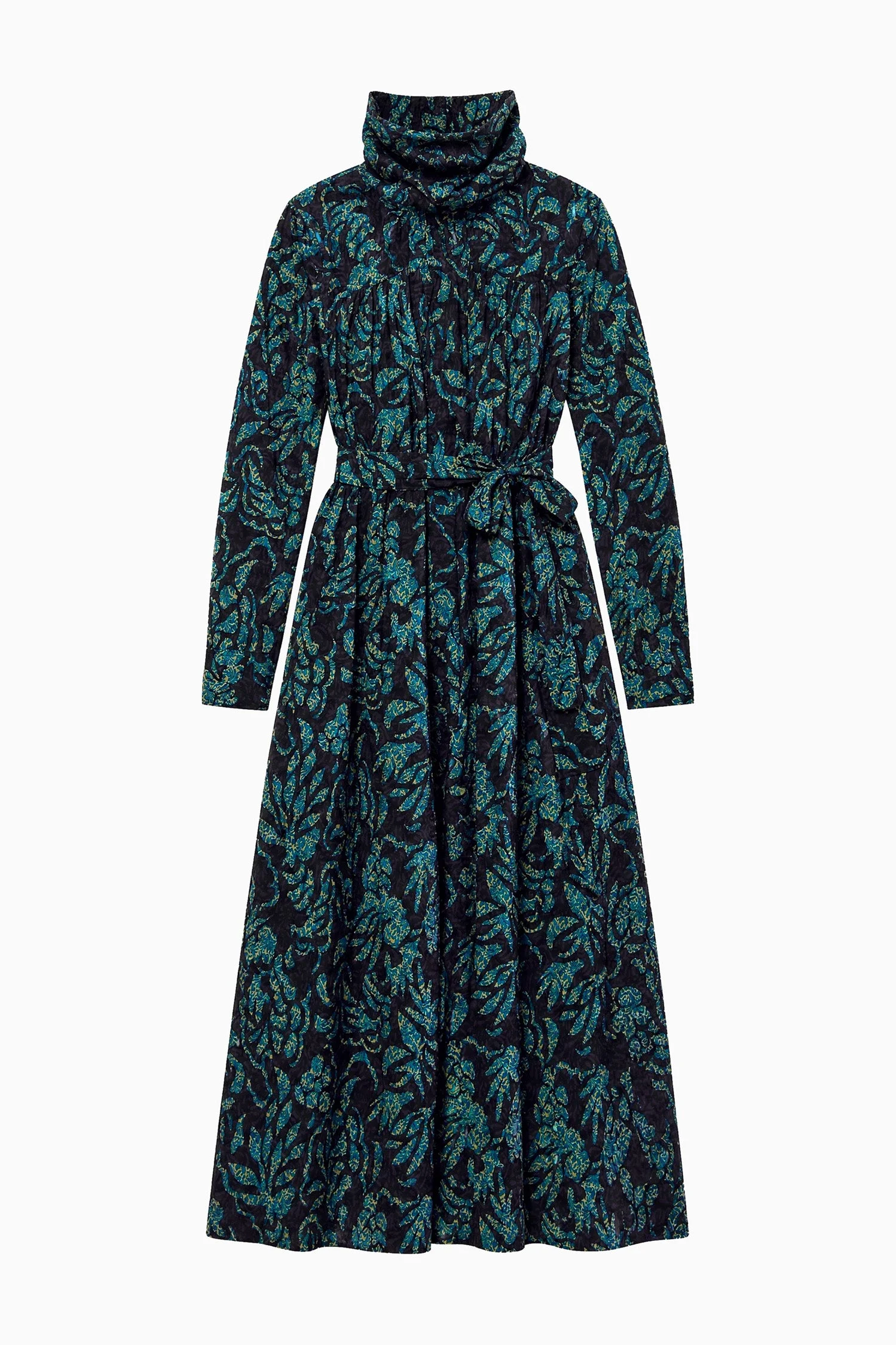 Amira High Neck Cotton Dress - 1