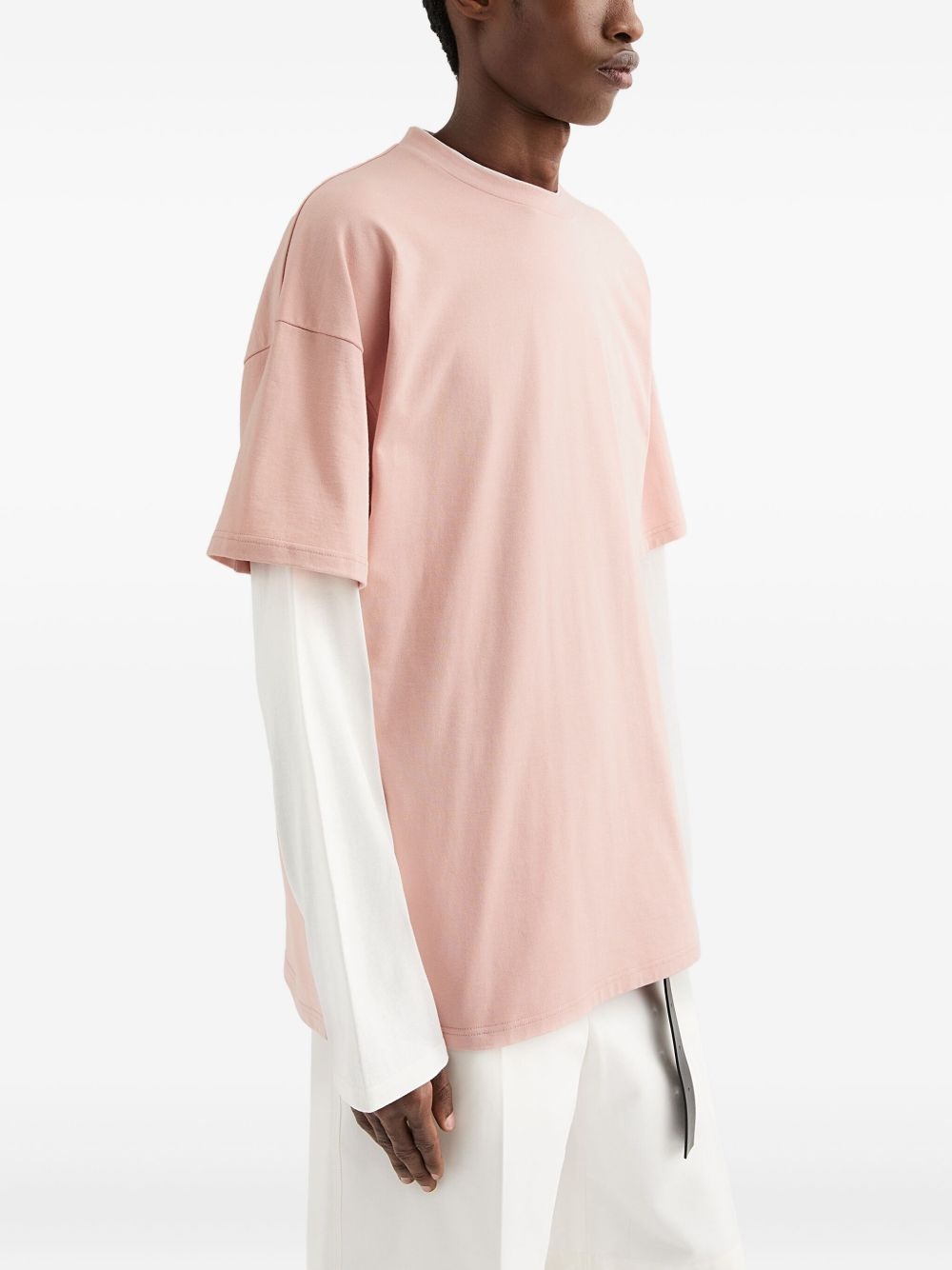 cotton crew-neck T-shirt - 3