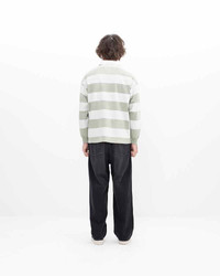 visvim LARKHAM L/S RUGGER LT.GREEN - 0123105010023 | REVERSIBLE