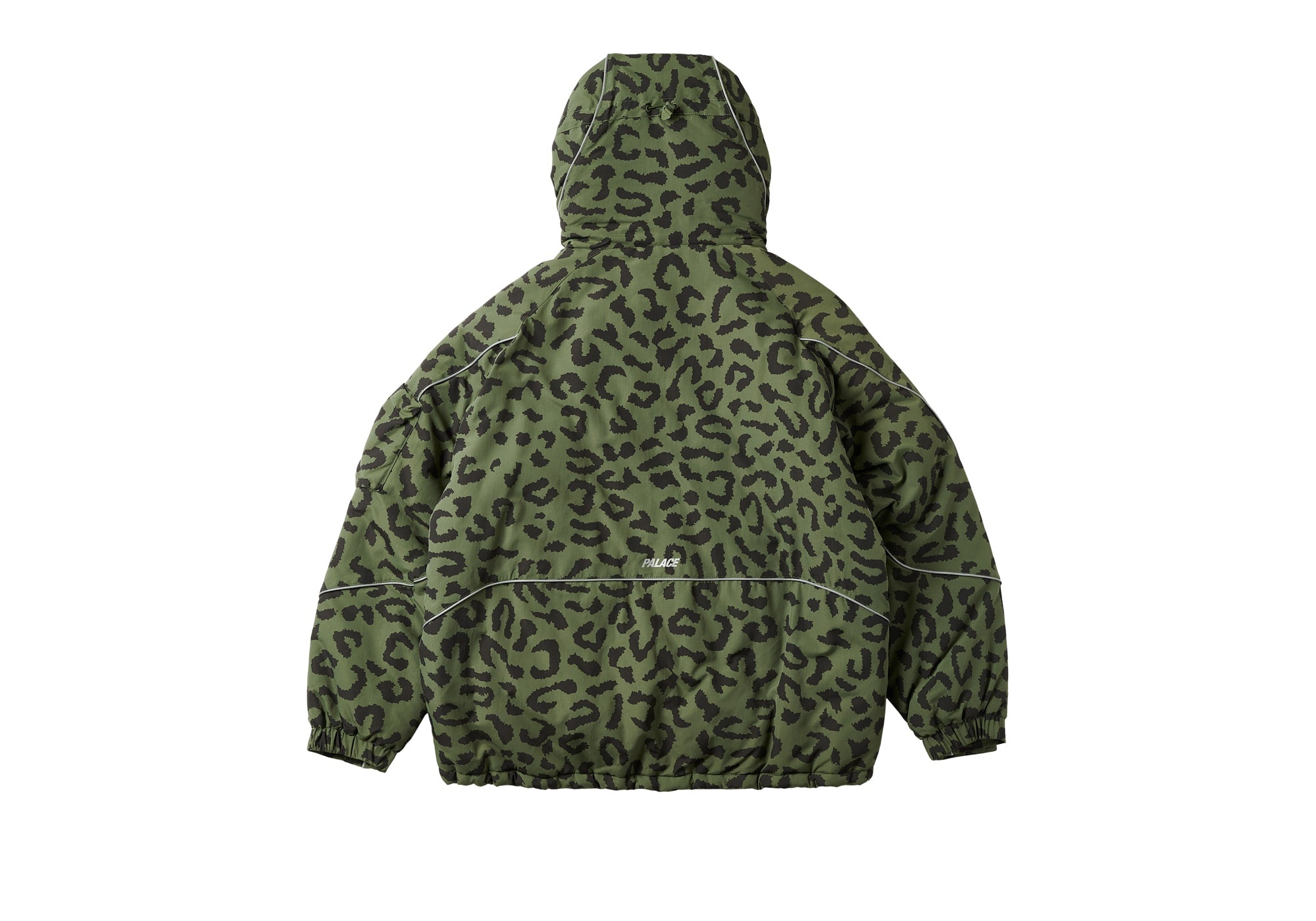 M-TECH HOODED JACKET OLIVE CHEETAH - 4