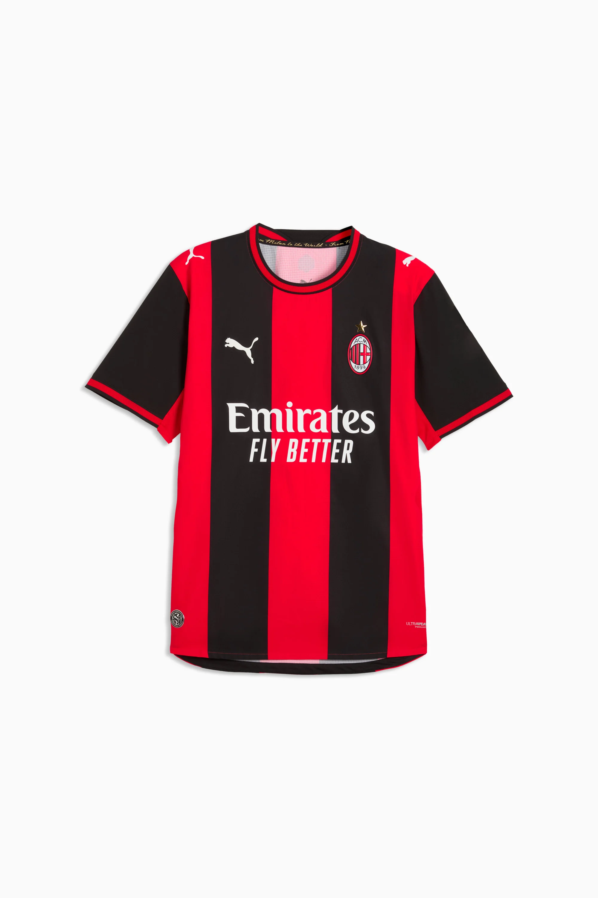 AC Milan Home Authentic Men's Soccer Jersey - 1