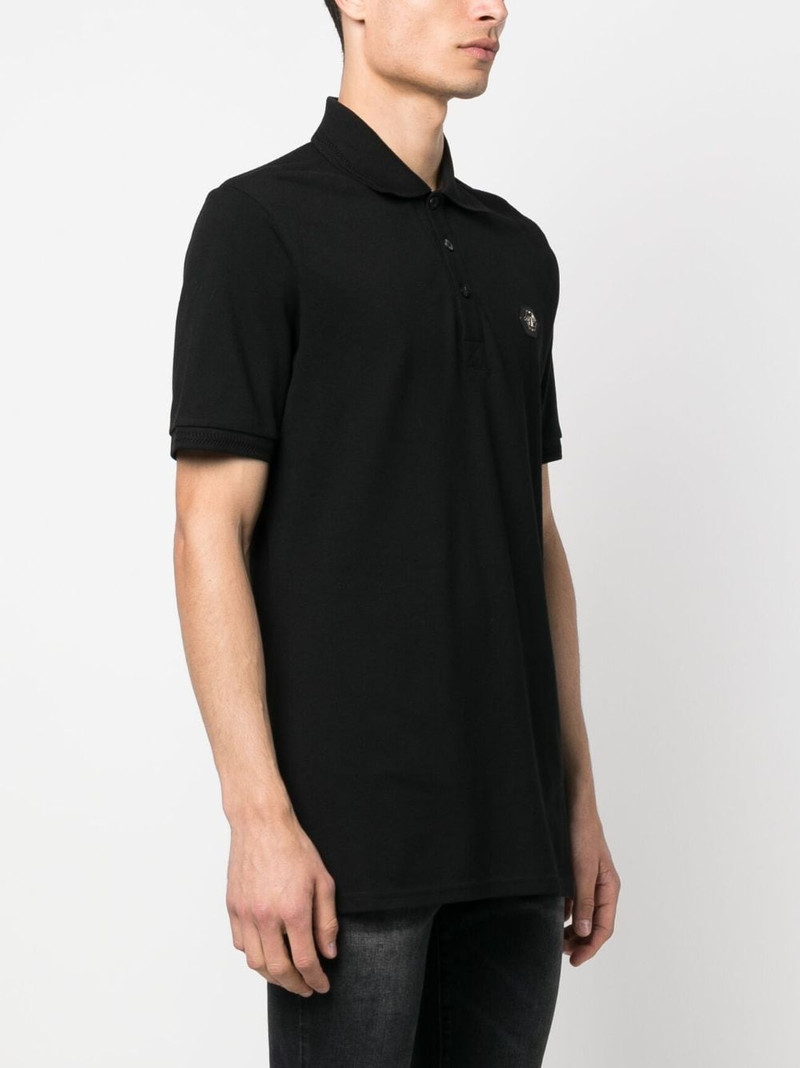 logo_patch short-sleeved polo shirt 4