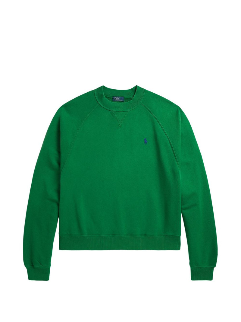logo-embroidered sweatshirt 1