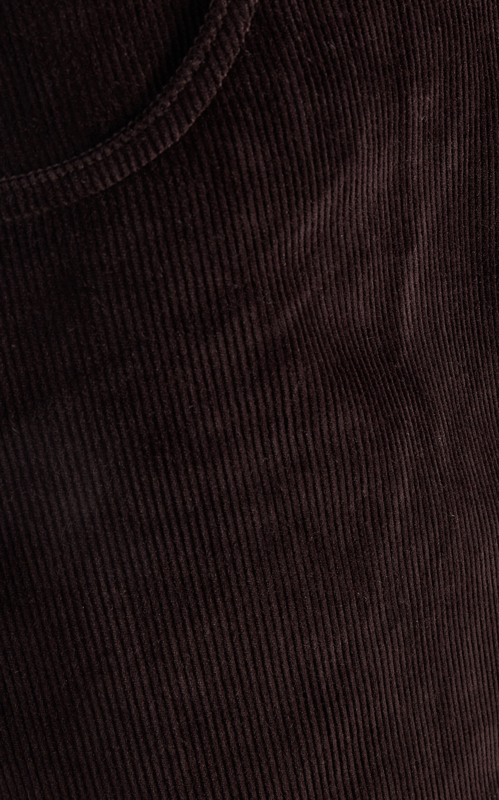 Cotton Corduroy Maxi Pencil Skirt brown - 5