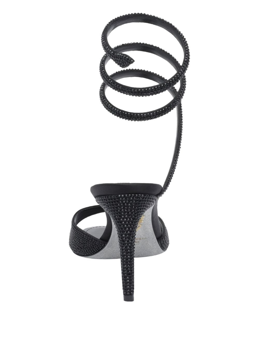 100mm crystal-embellished heeled sandals - 3