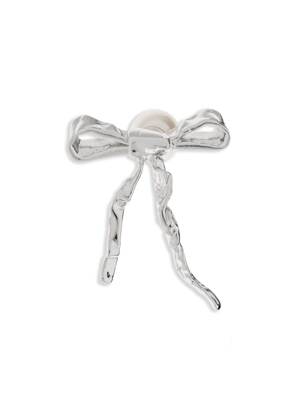 bow-motif earrings - 4
