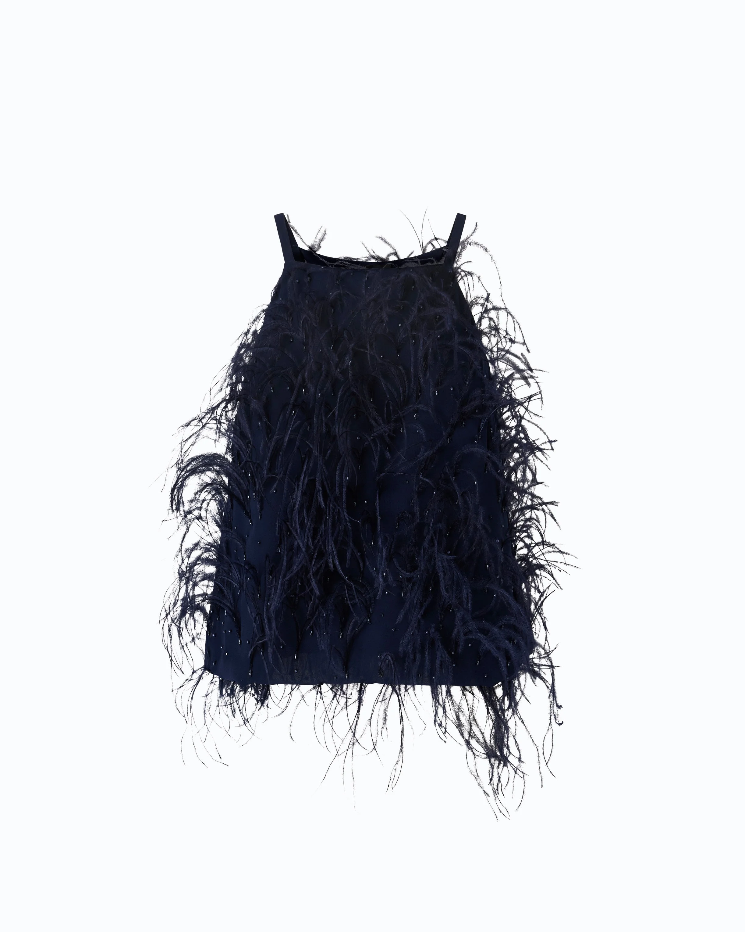 FLUID TOP WITH FEATHER DETAILING - 1