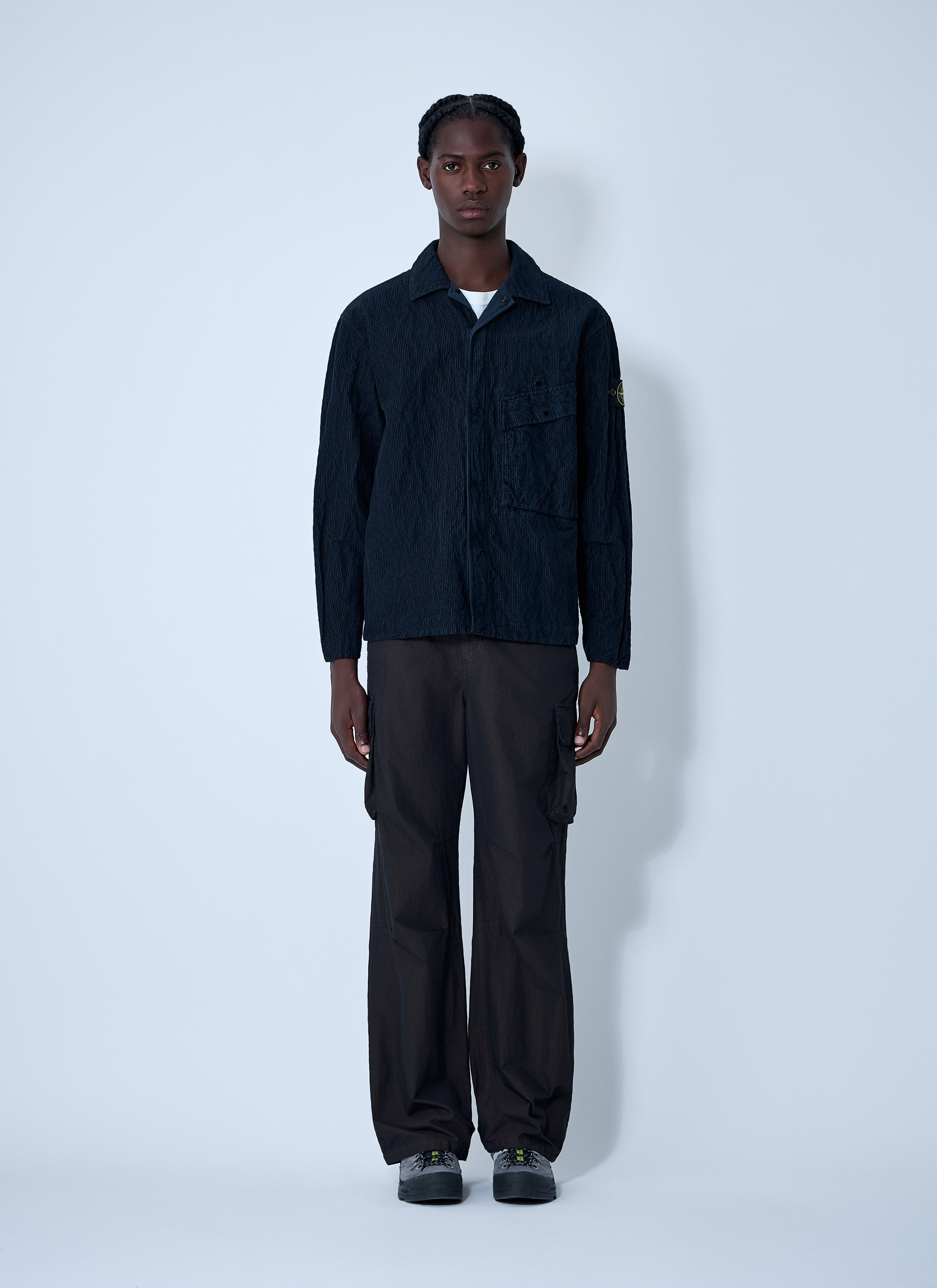 Logo Motif Corduroy Shirt - 2