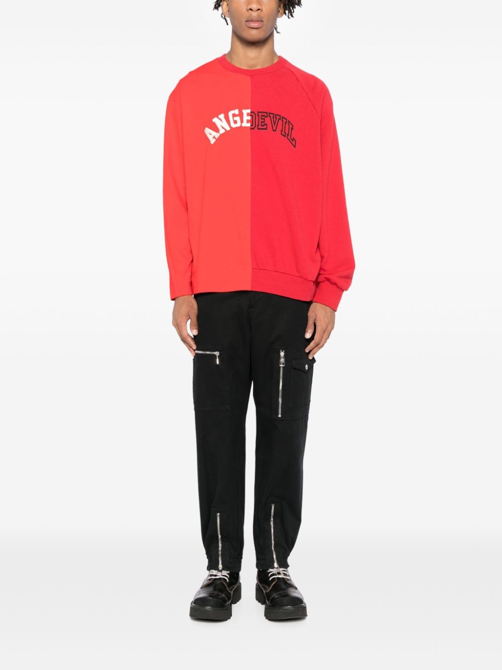 spliced sweatshirt - 2