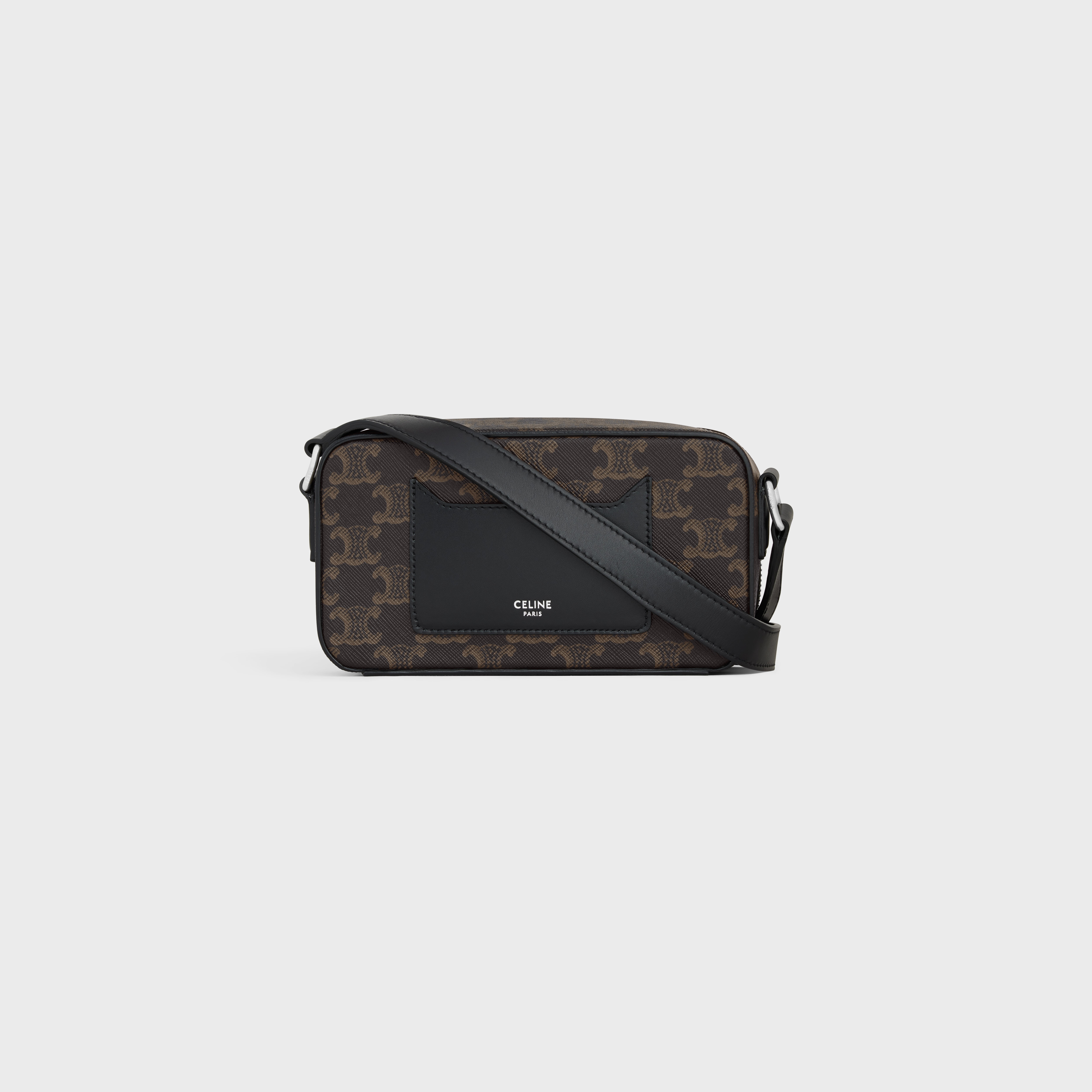MINI MESSENGER BOX in TRIOMPHE CANVAS AND CALFSKIN - 3