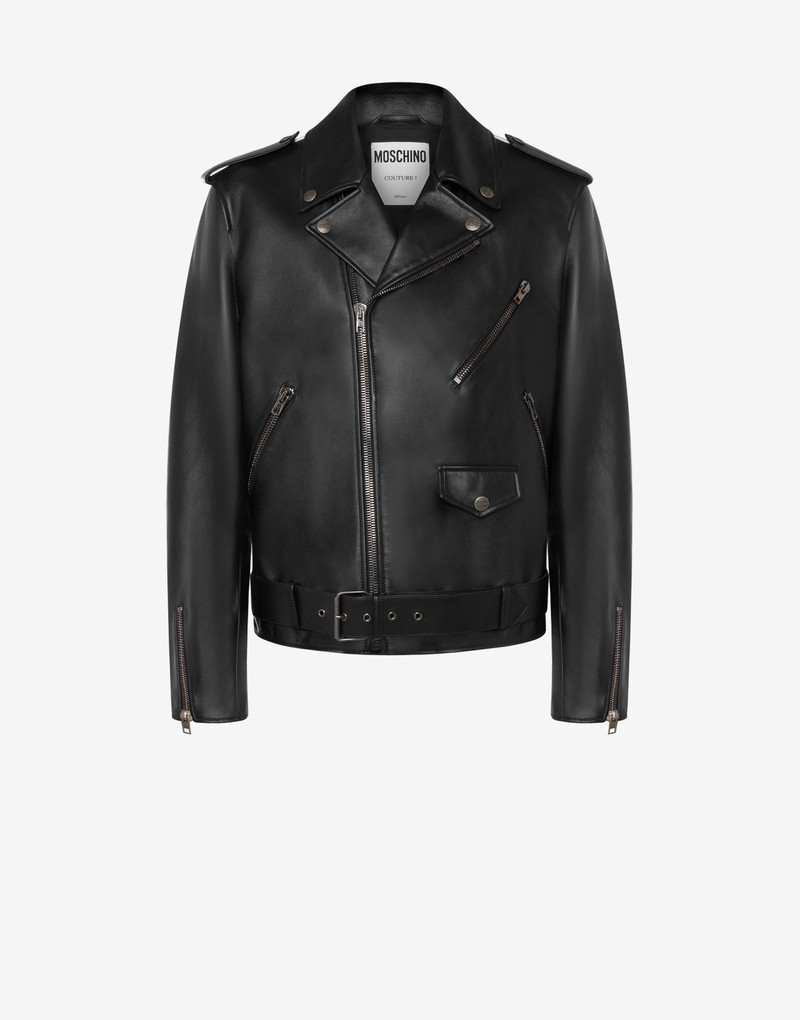 TONY VIRAMONTES ARCHIVE NAPPA LEATHER BIKER JACKET 1
