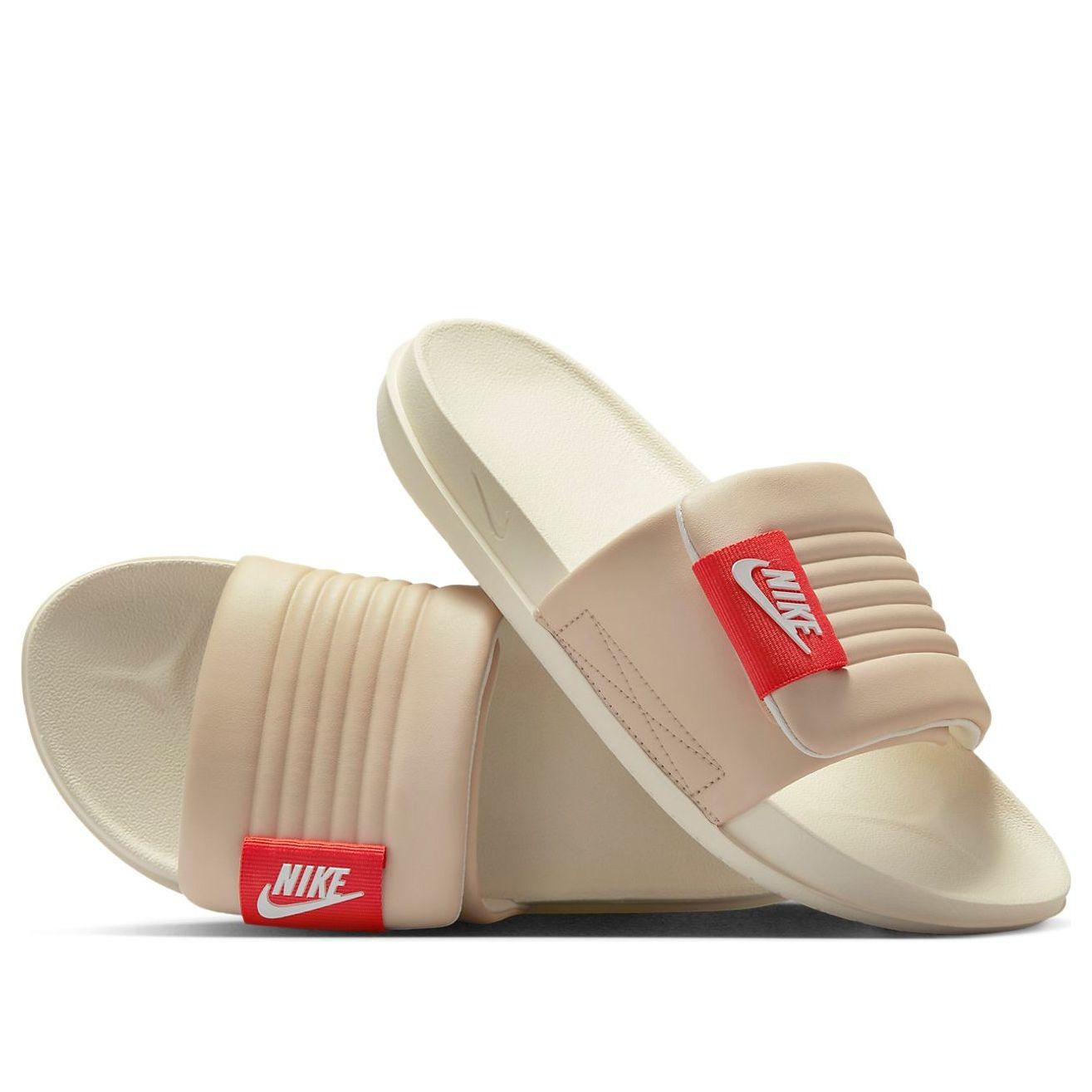 (WMNS) Nike Offcourt Adjust Slide 'Sanddrift Picante Red' DV1033-100 - 3
