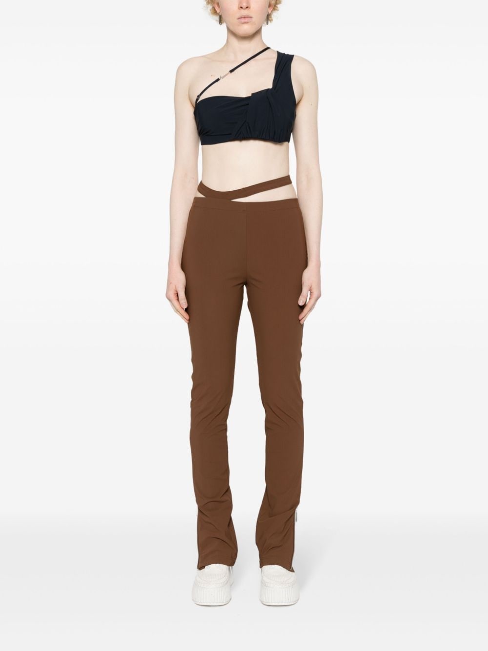 x Jacquemus asymmetric layered top - 2