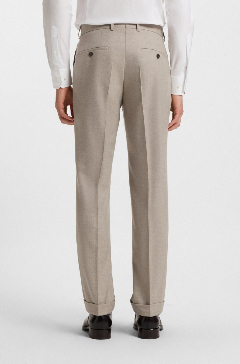 TWO-PIECE REGULAR-FIT SUIT IN HERRINGBONE VIRGIN WOOL 7