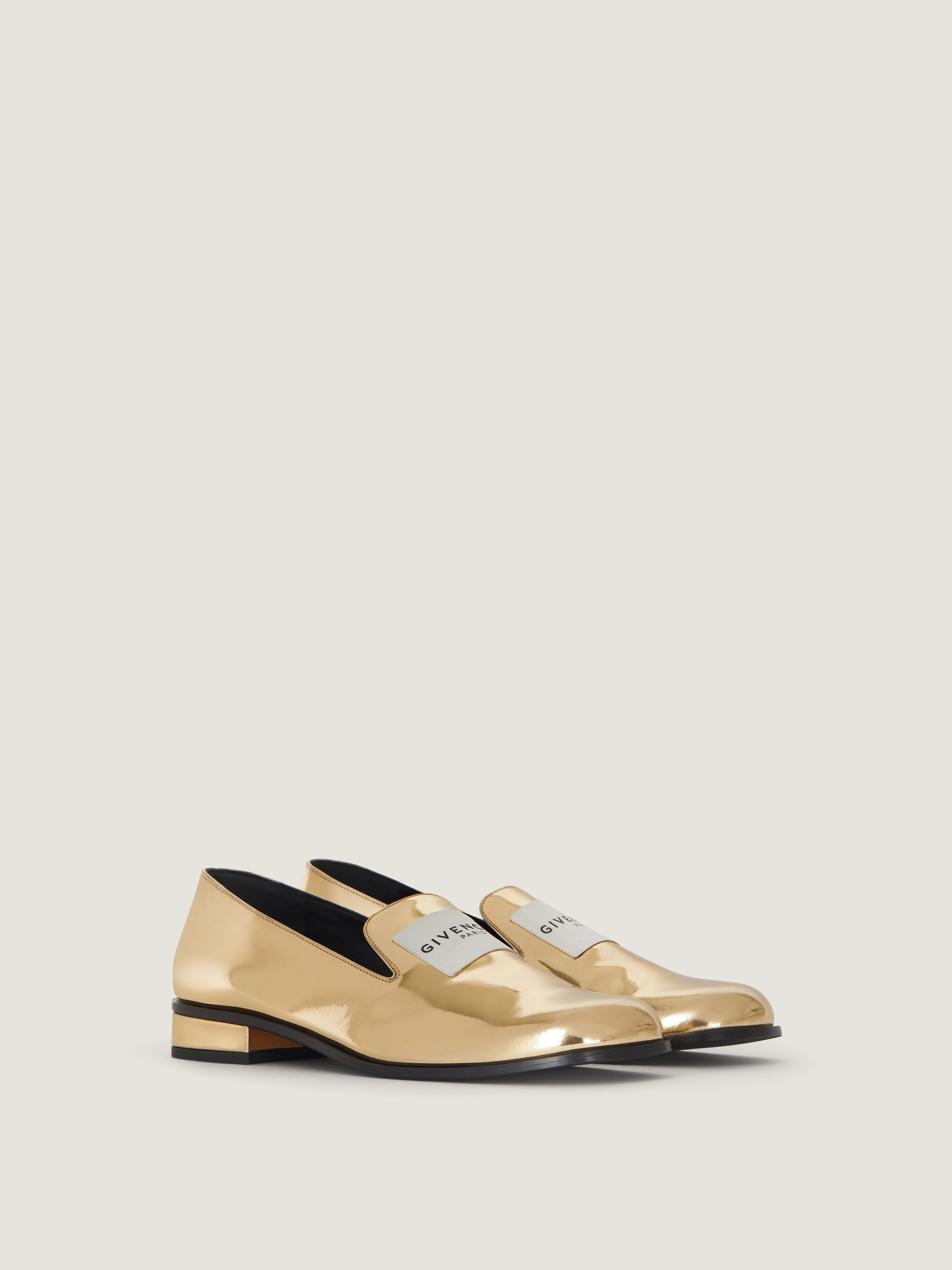 TUX LOAFERS IN MIRROR EFFECT LEATHER - 1