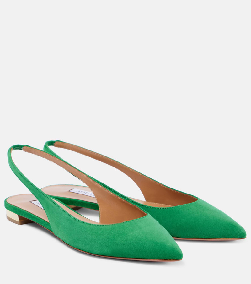 Purist 스웨이드 slingback 플랫 - 1