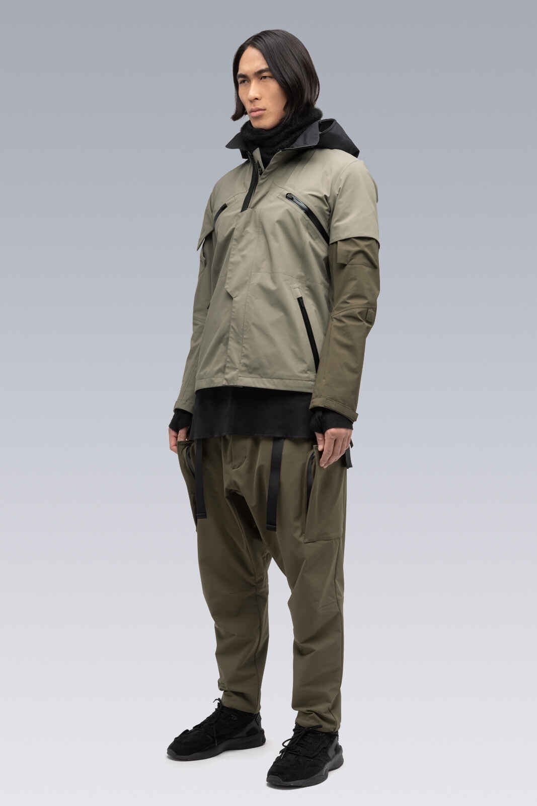 J1B-GT Dust / RAF Green (2 hoods: Dust & Black) - 4