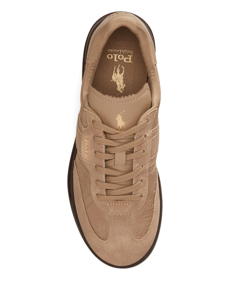 suede trim aera trainers 3