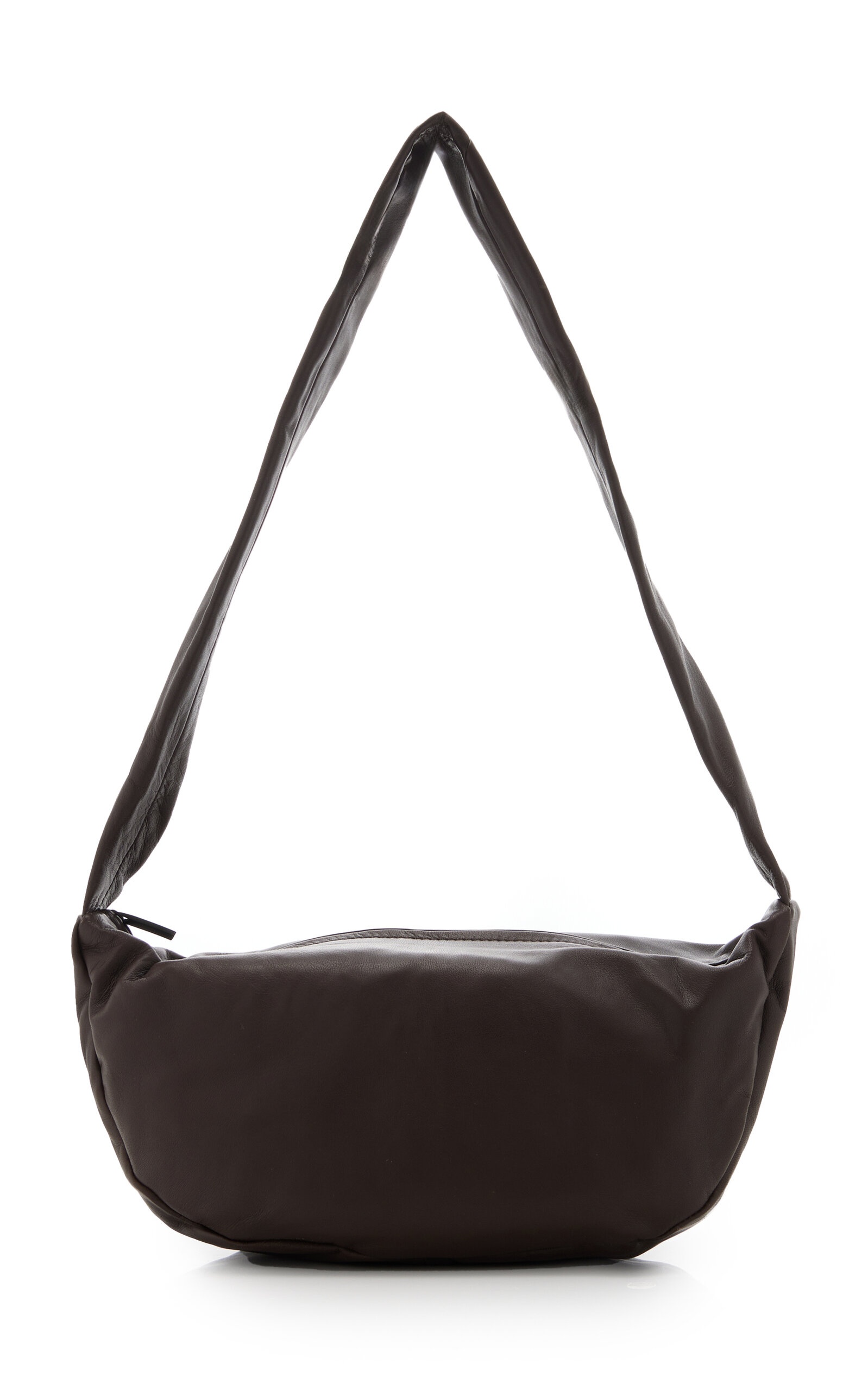 Crescent Leather Bag brown - 1