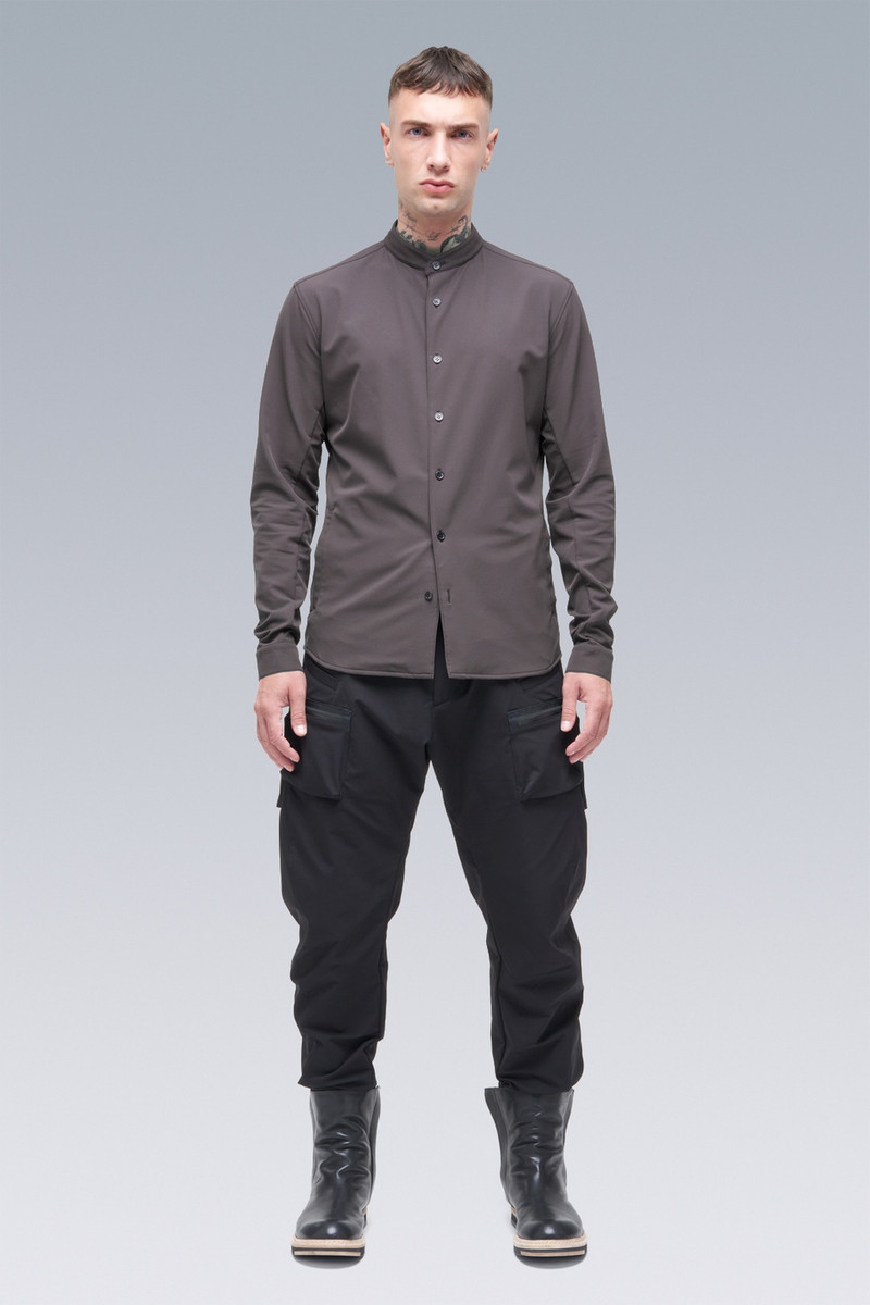 LA6B-DS schoeller® Dryskin™ Long Sleeve Shirt Schwarzrot 1