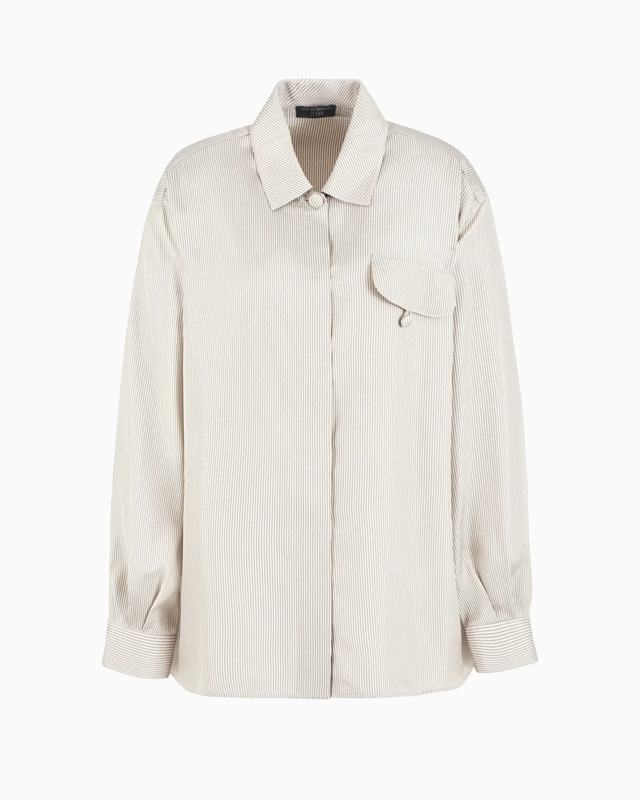 Icon multi-stripe seersucker fabric shirt - 1