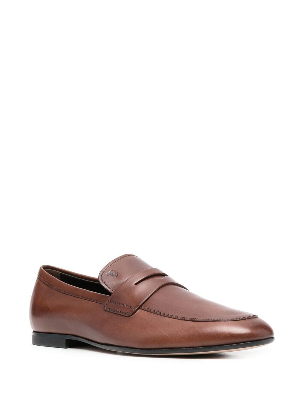 penny-strap leather loafers - 2