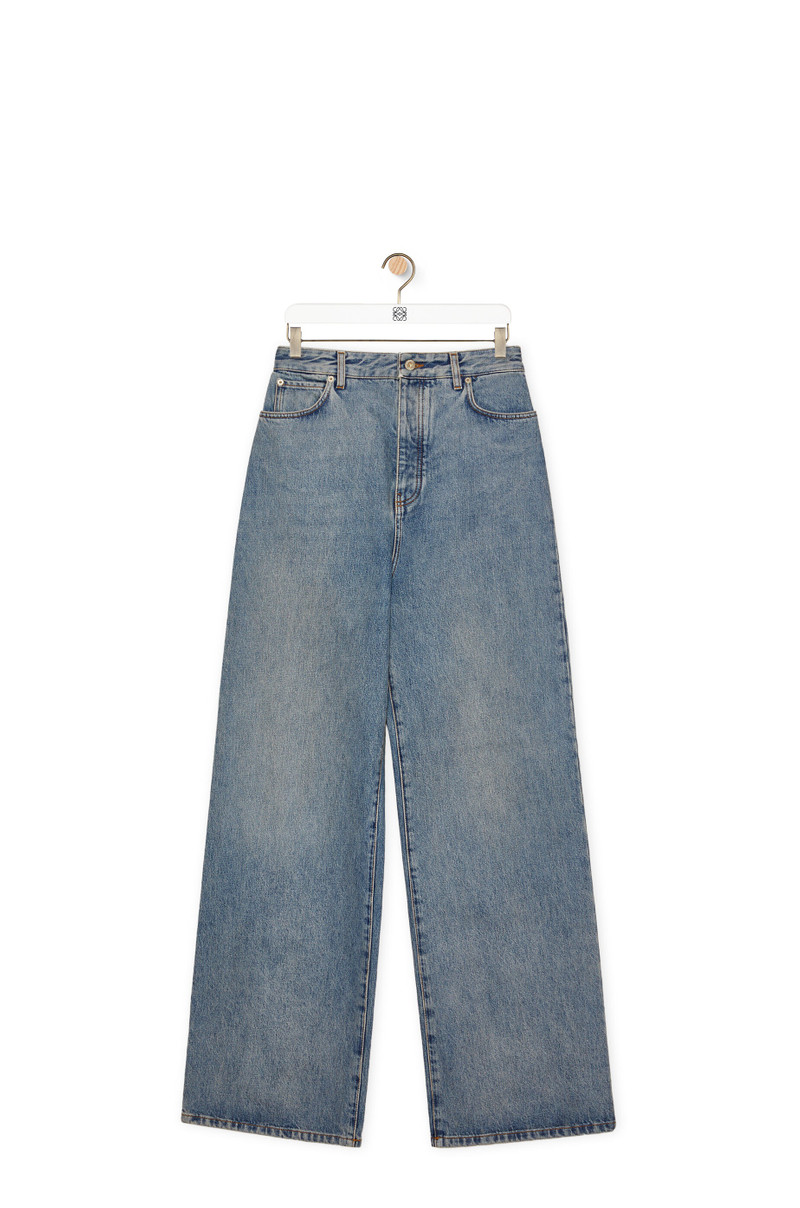 High waisted jeans in denim - 1