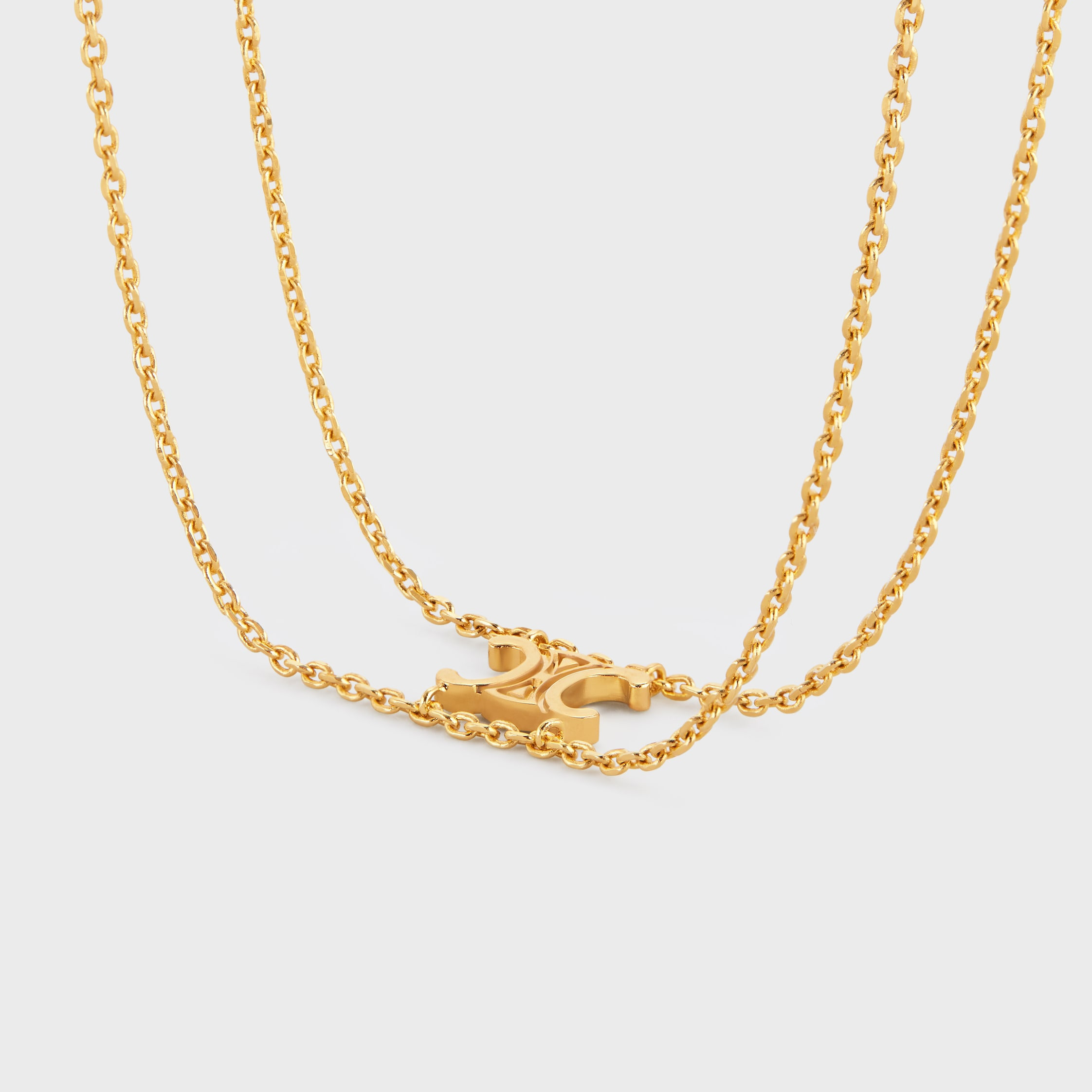 Triomphe Suspended Bracelet in Brass with Gold Finish - 2
