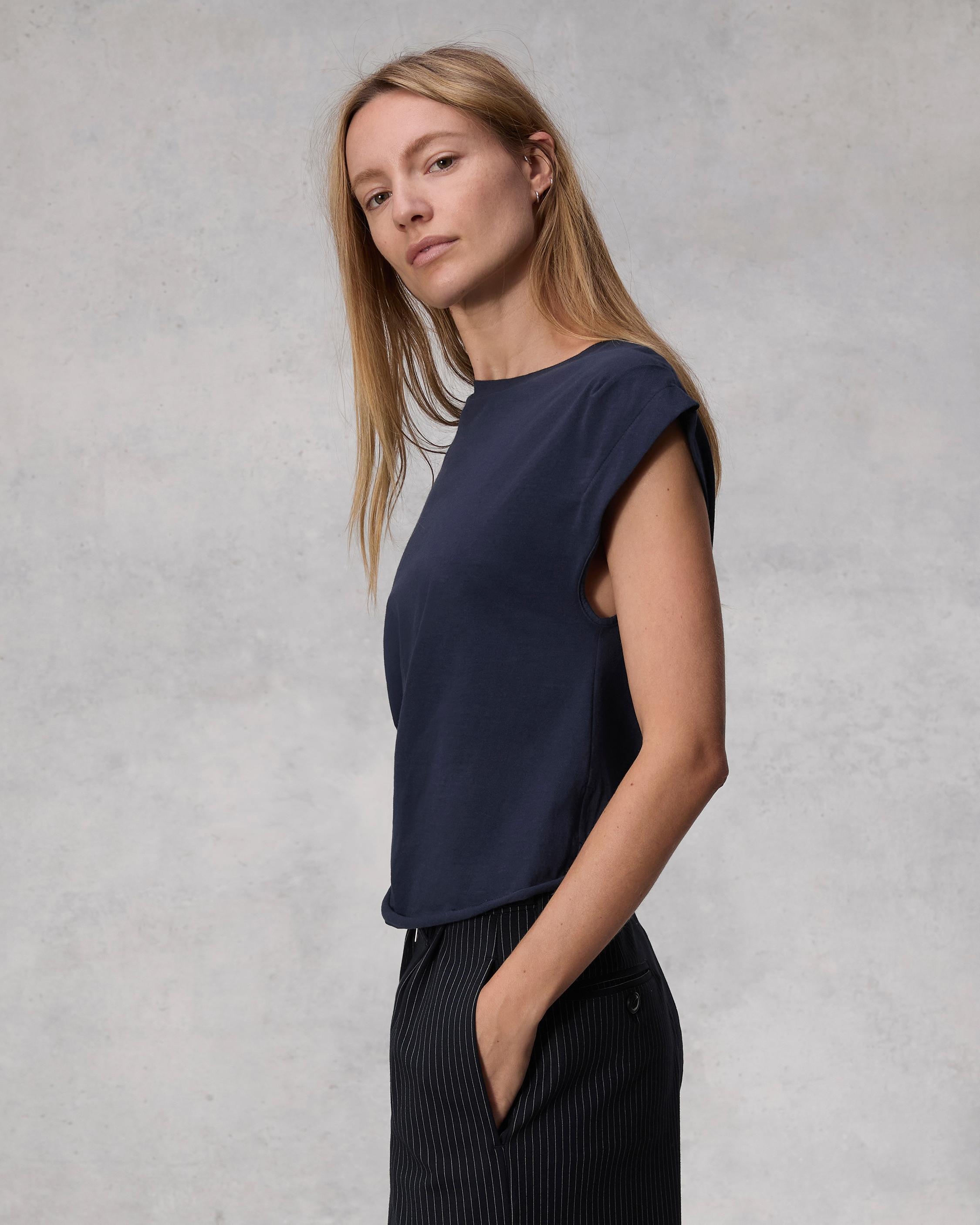 Mica Cropped Tank
Cotton T-Shirt - 4