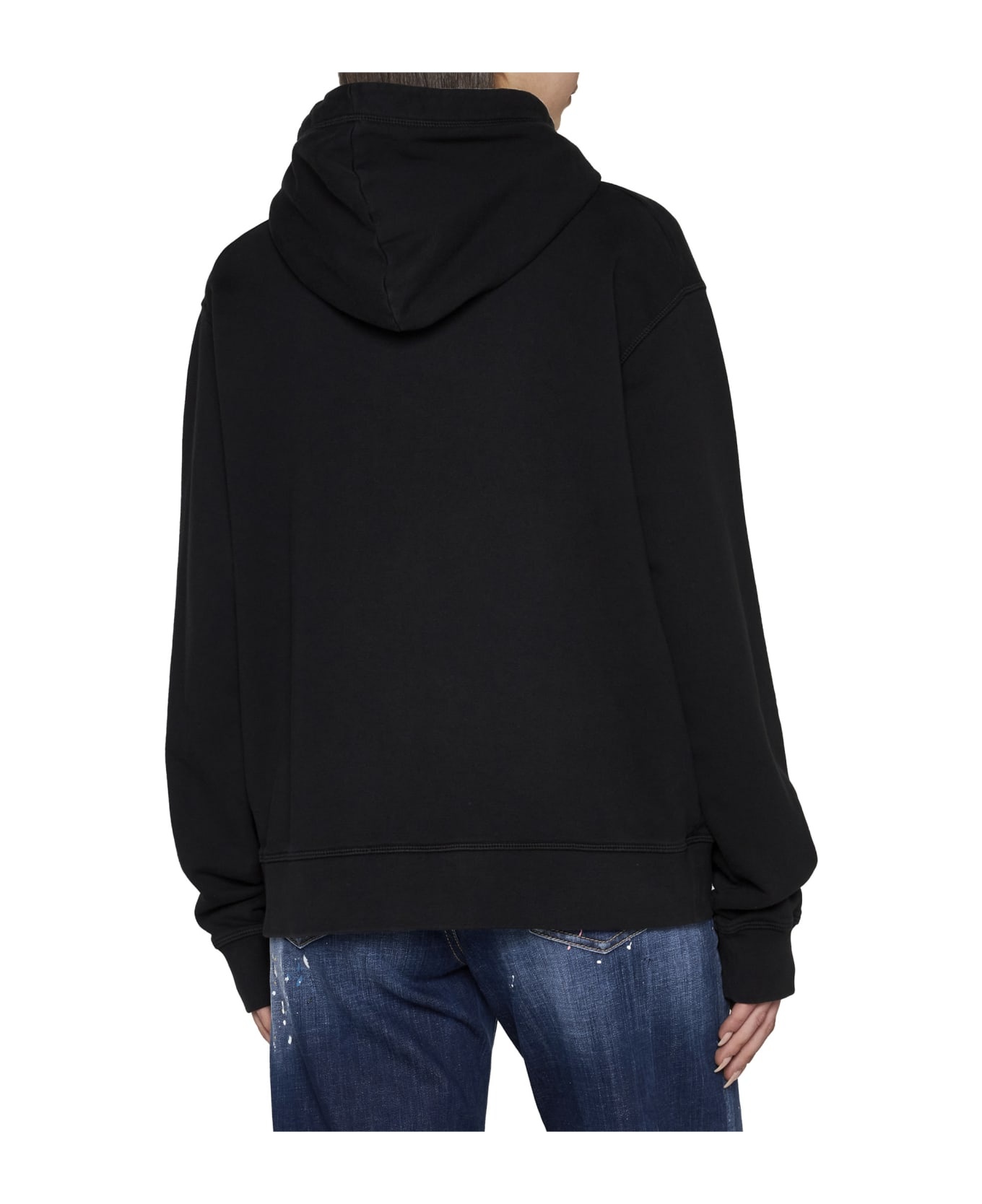 Cotton Sweatshirt With Hood And Logo - 4
