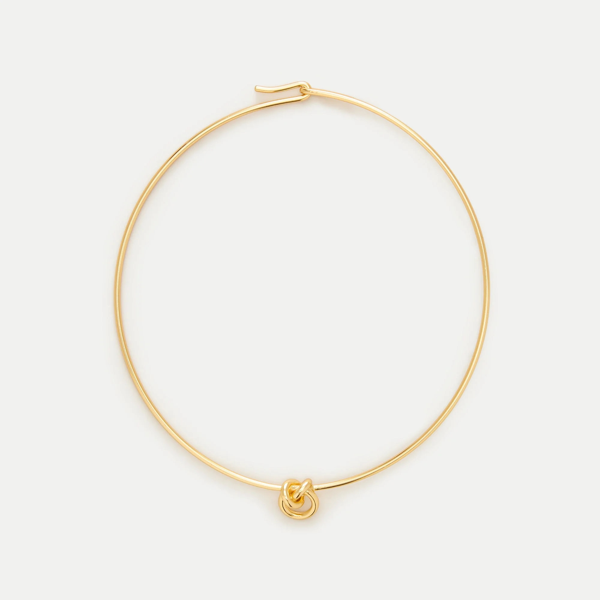 Sculptural knot necklace - 1
