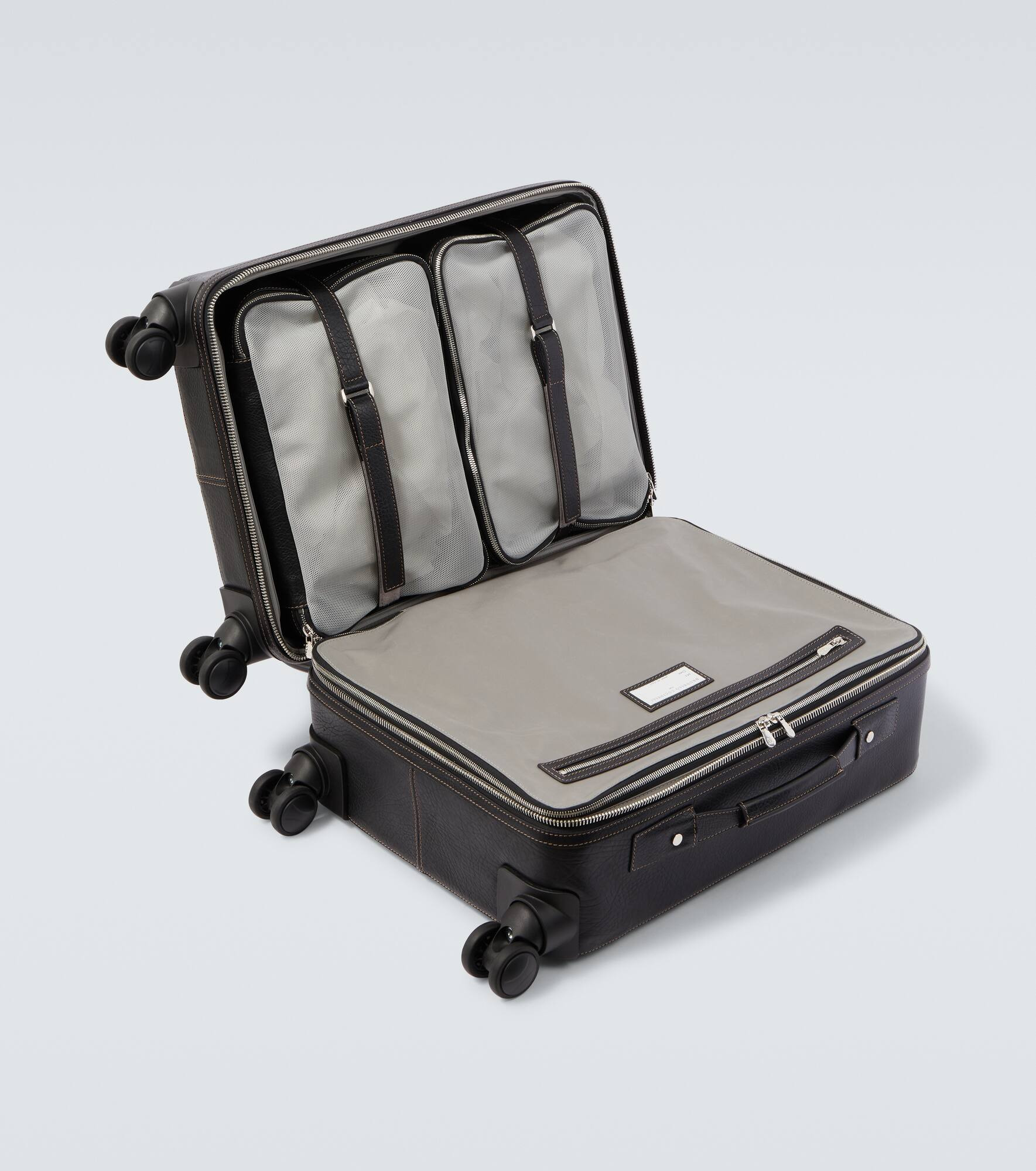 Leather carry-on suitcase - 5