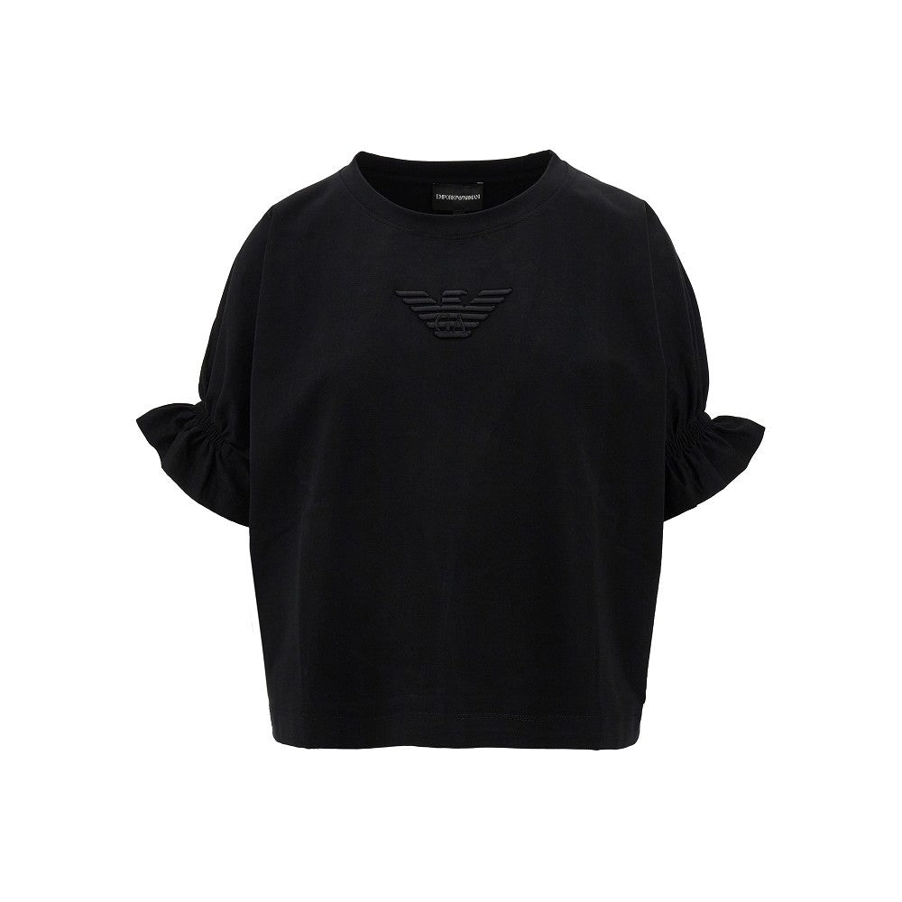 EAGLE EMBROIDERY STRETCH JERSEY T-SHIRT - 1