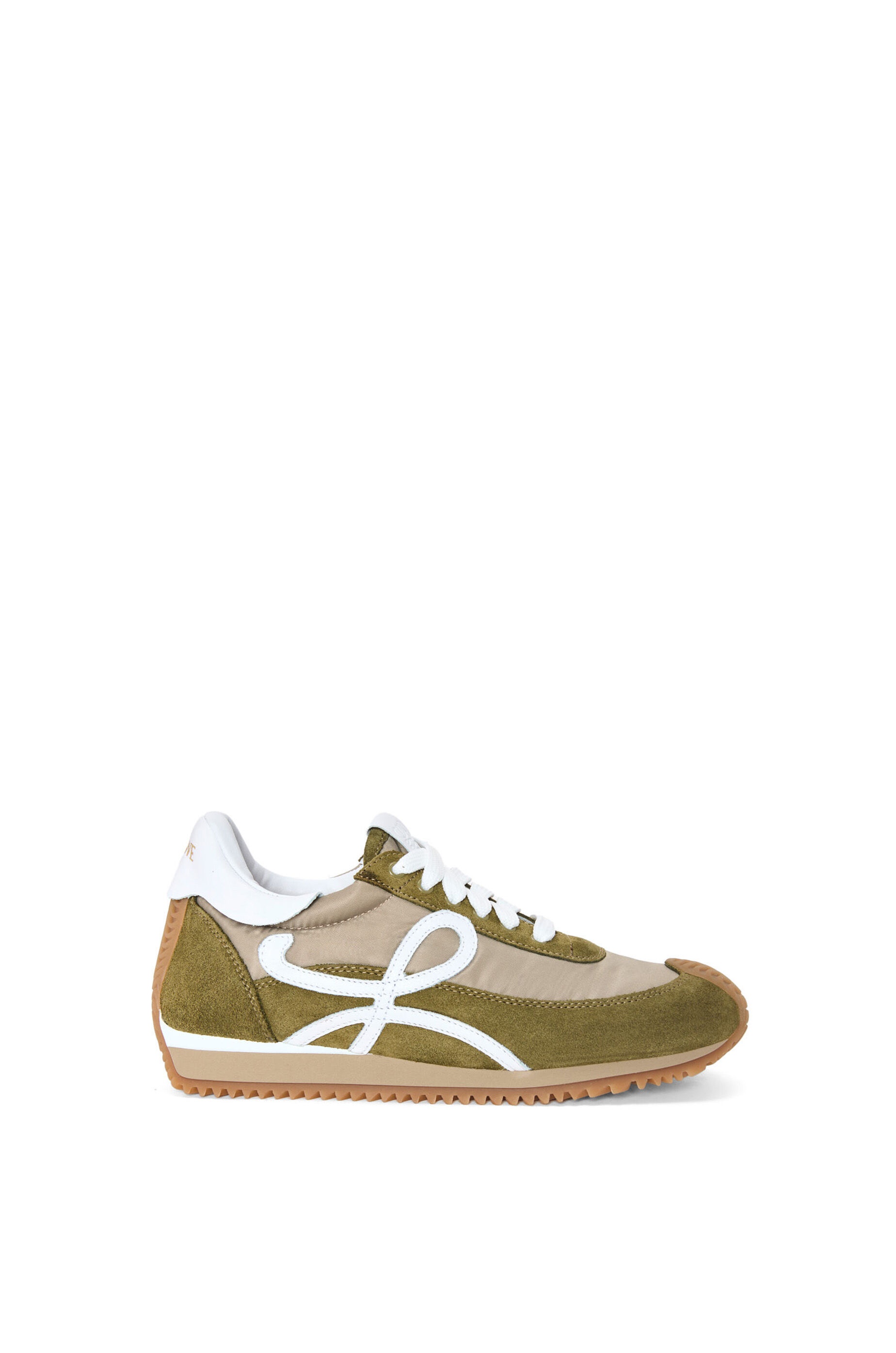 Flow runner in nylon and suede - 1