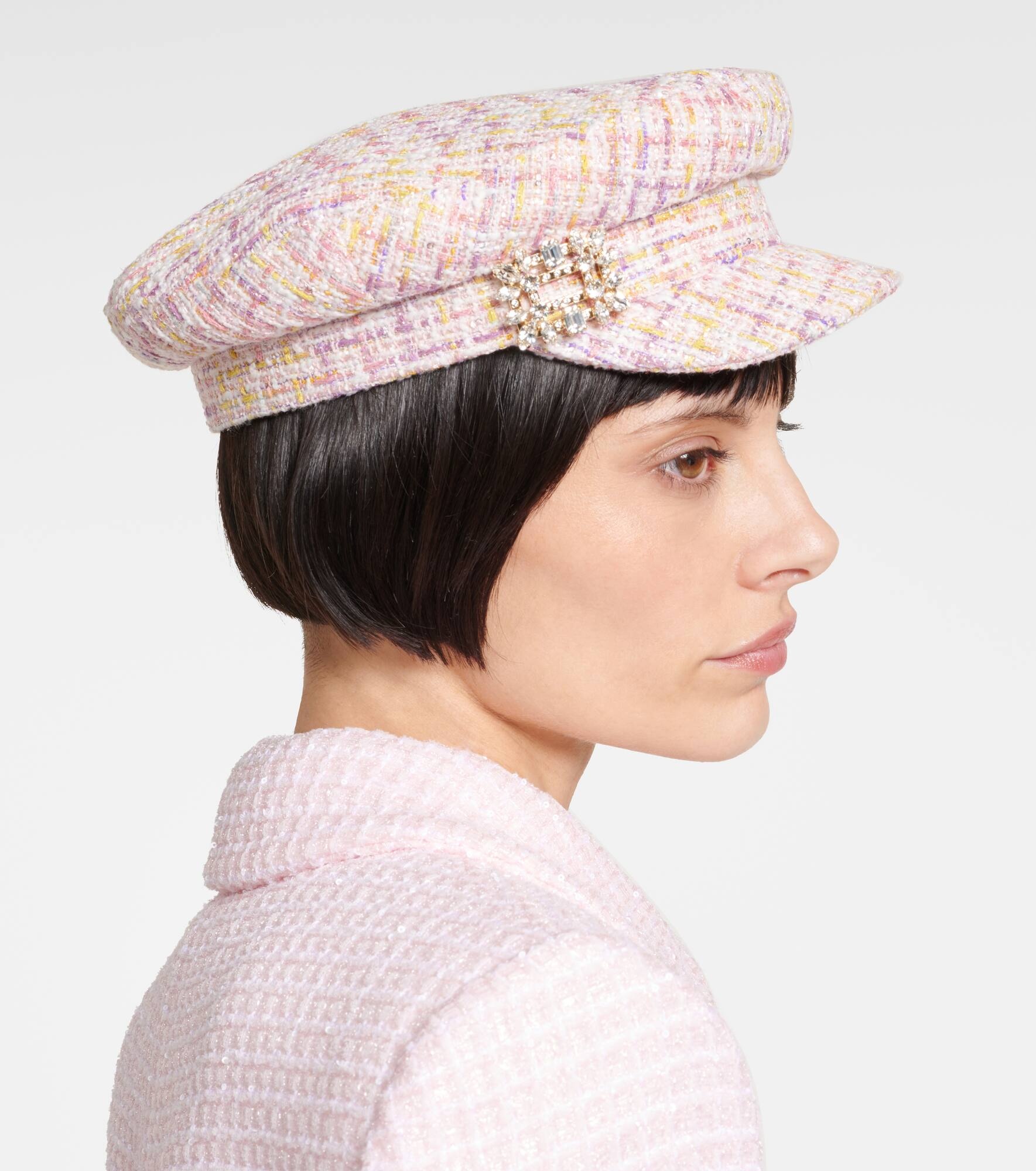 Bouclé newsboy cap - 2