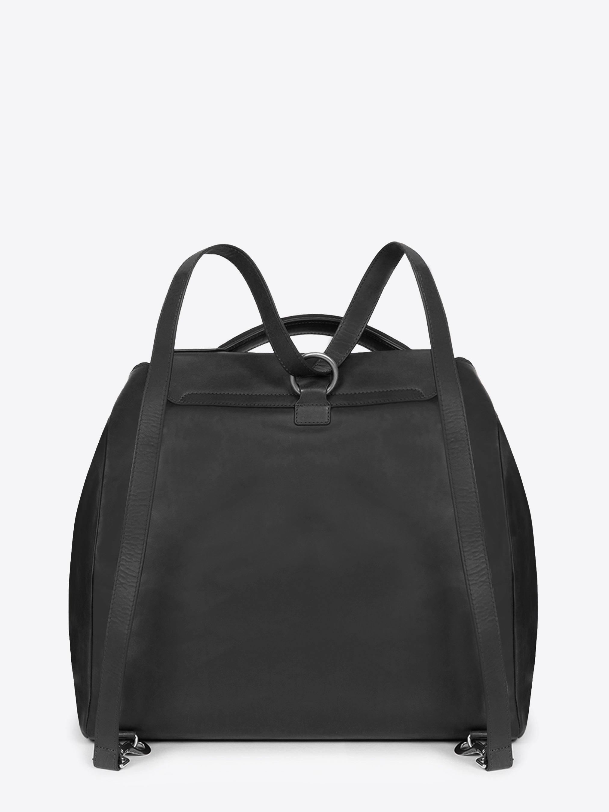 LEATHER TOP HANDLE BAG - 4