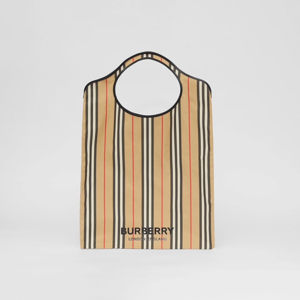 Icon Stripe Nylon Packaway Pocket Tote - 5