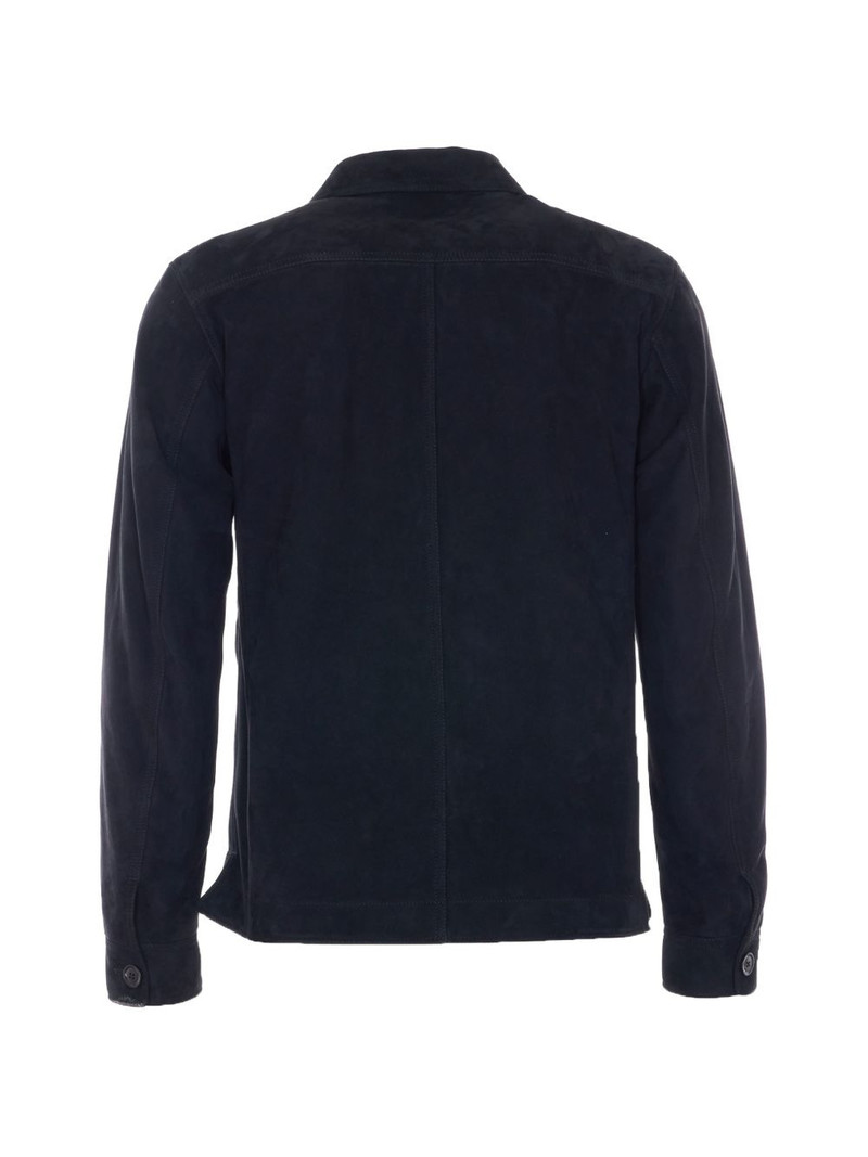 TOM FORD suede button-up jacket outlook
