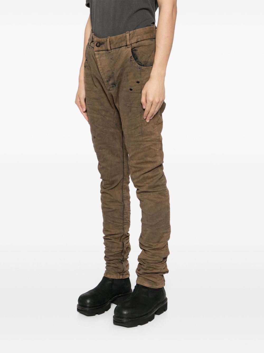 slim-cut denim jeans - 3