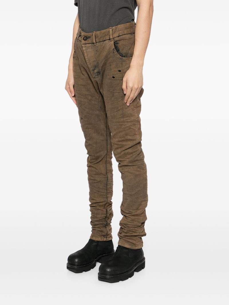 slim-cut denim jeans 3