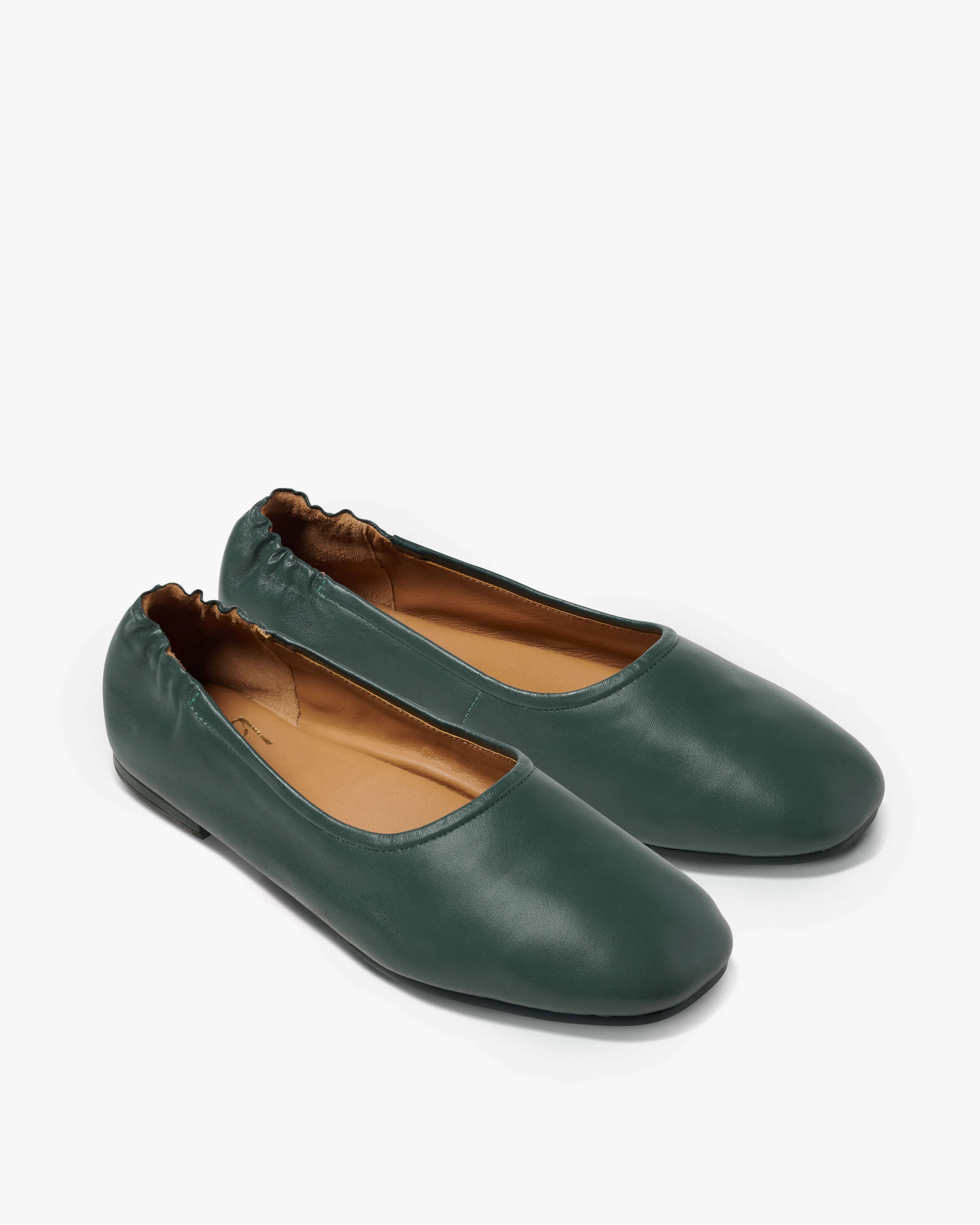 Swan Leather Ballet Shoe - 1