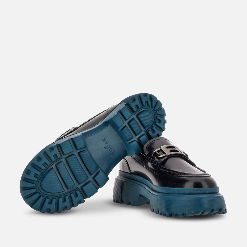 Loafers Hogan H629 Black Blue 5