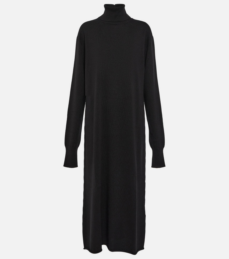 Cashmere midi dress - 1